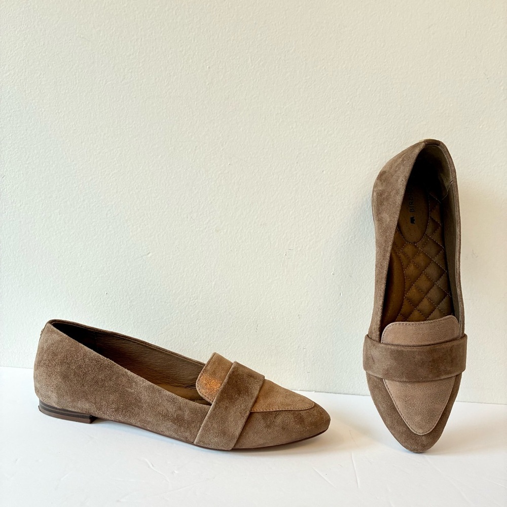 Birdies Blackbird Suede Flat Loafer